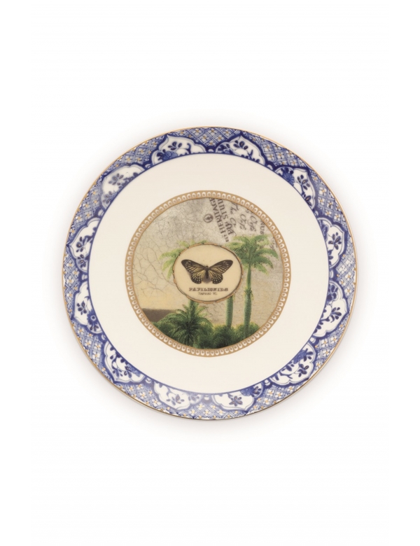 Pip Studio Heritage Gebaksbord Butterfly Blauw Pip Studio Heritage Gebaksbord Butterfly Blauw