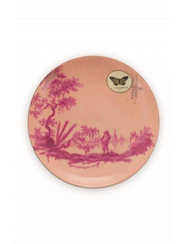 Pip Studio Heritage Gebaksbord Painted Roze Pip Studio Heritage Gebaksbord Painted Roze