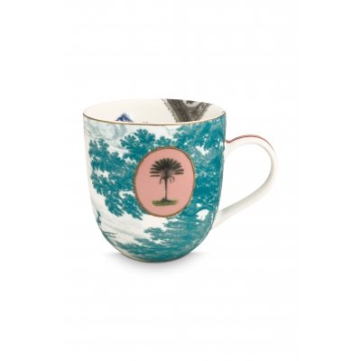 Pip Studio Heritage Mok Groot Boot Aqua