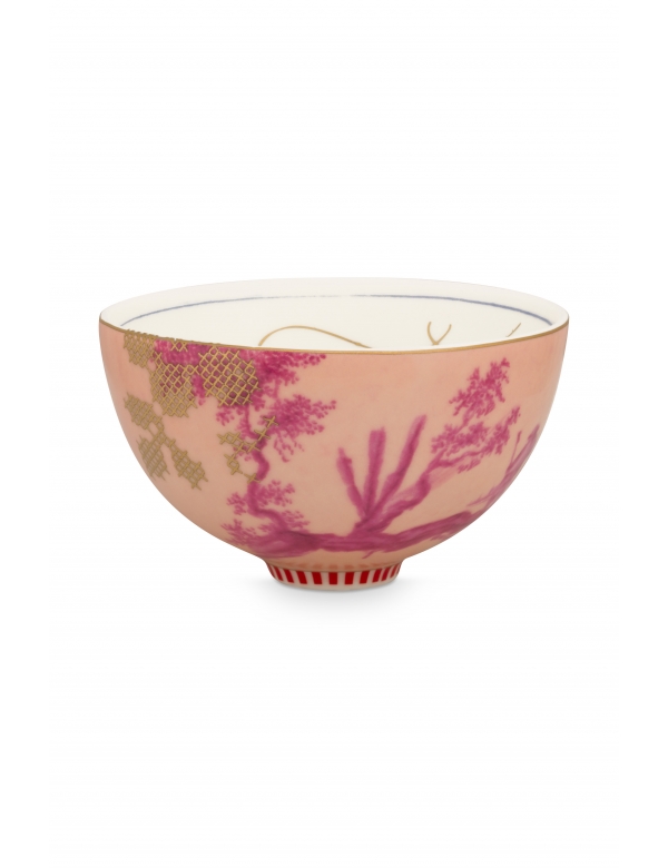 Pip Studio Heritage Kom Painted Roze Pip Studio Heritage Kom Painted Roze