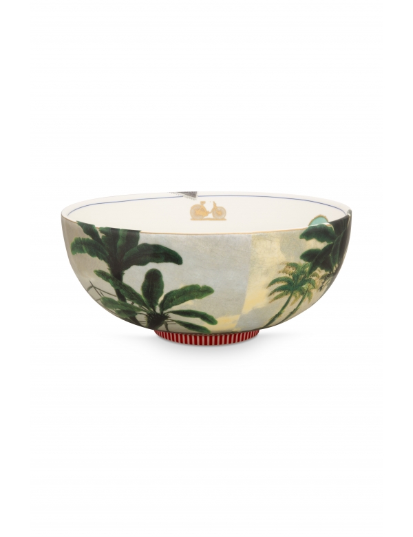Pip Studio Heritage Kom Palm Groen Pip Studio Heritage Kom Palm Groen